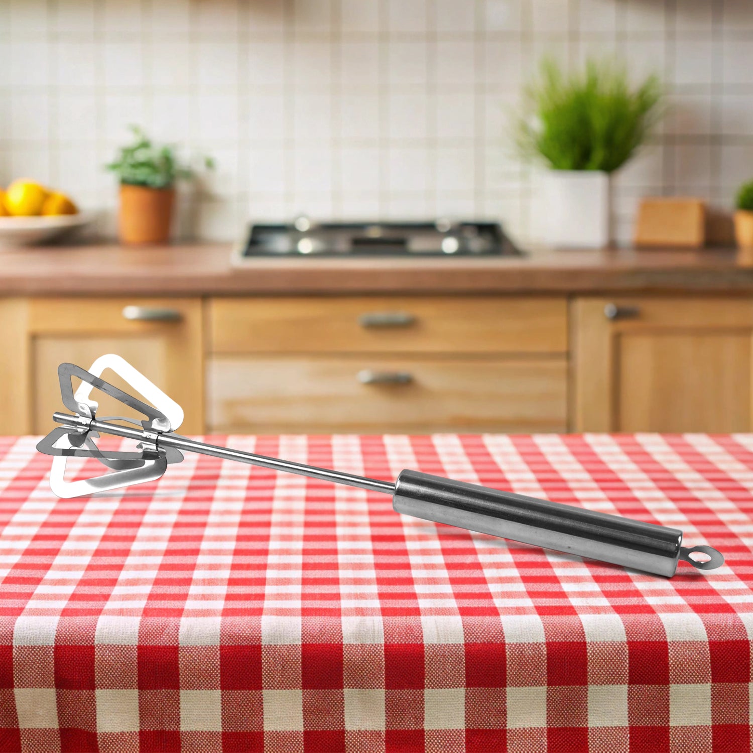 Hand Push Mixer Egg Whisk Stainless Steel Blender (1 Pc) - Shop Gharse