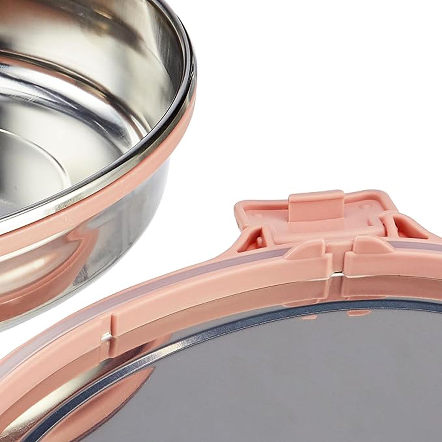 Ganesh Classy 2-piece Stainless Steel Lunch Box Set - Shop Gharse