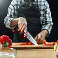 2315 Thick Wooden Bamboo Kitchen Chopping Cutting Slicing Board With Holder For Fruits Vegetables Meat - Shop Gharse