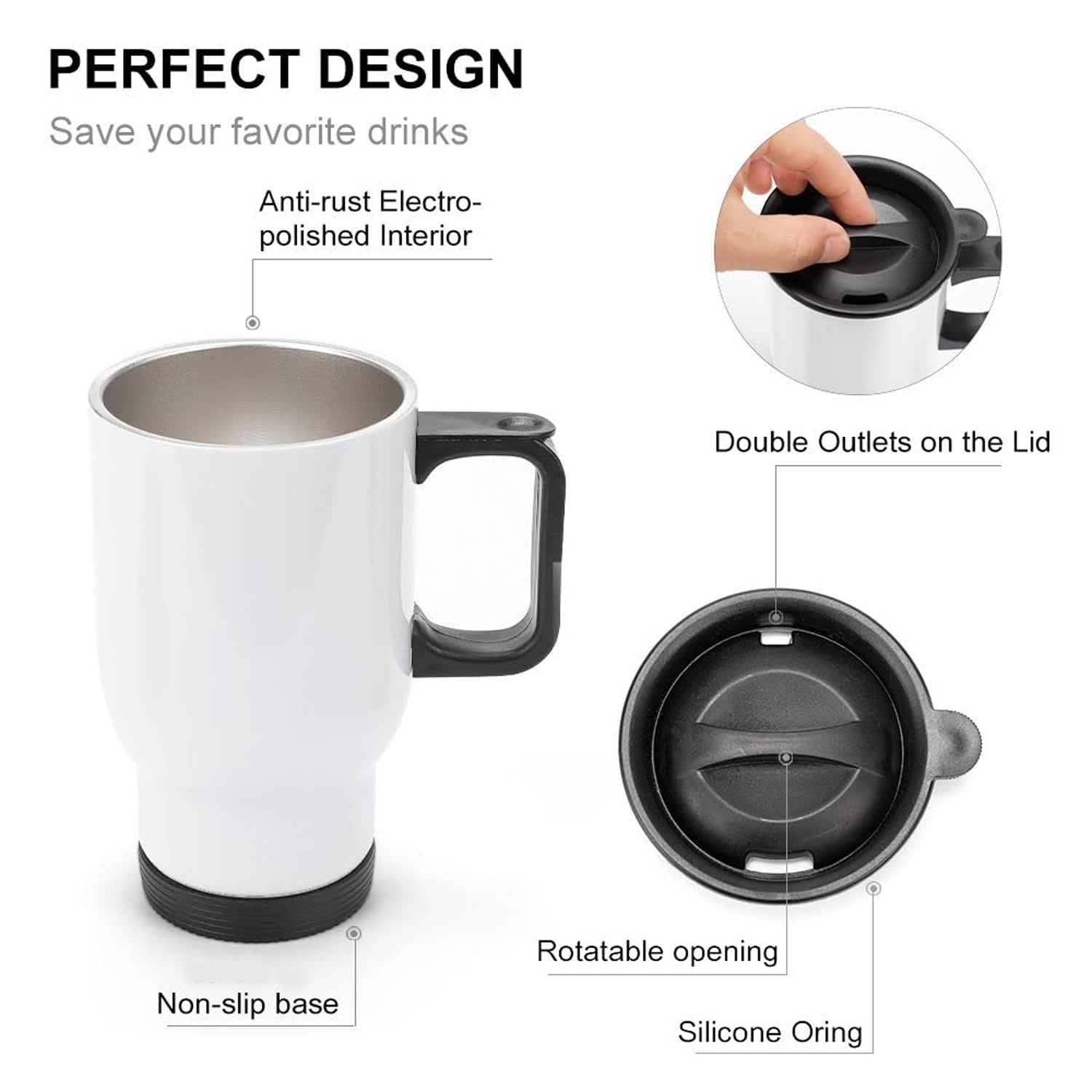 Stainless Steel Vacuum Glass Insulated Glass Coffee Cups 300ml Approx - Shop Gharse