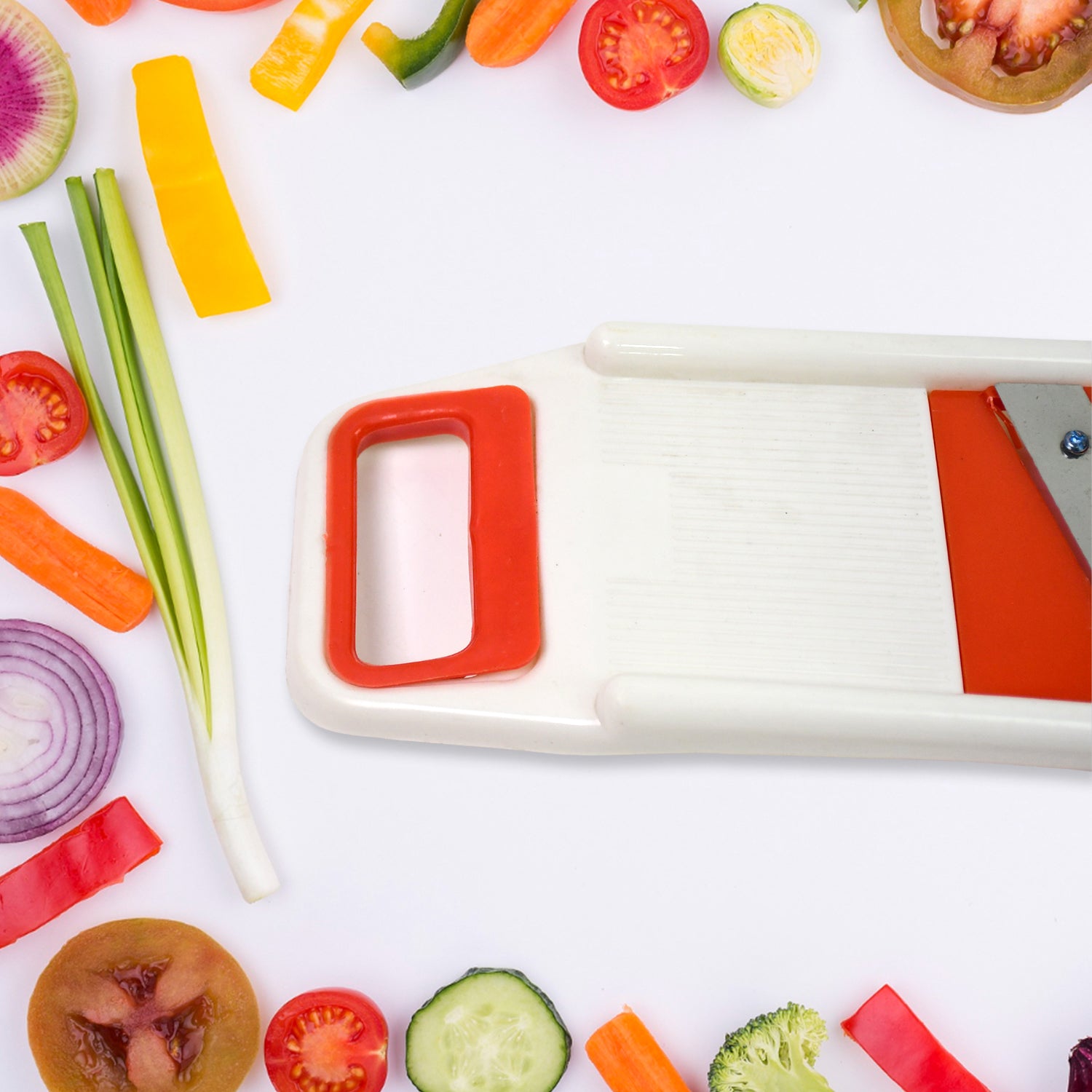 Plastic 6 In 1 Vegetables Slicer Cutter And Fruit Dicer Grater (1 Set) - Shop Gharse