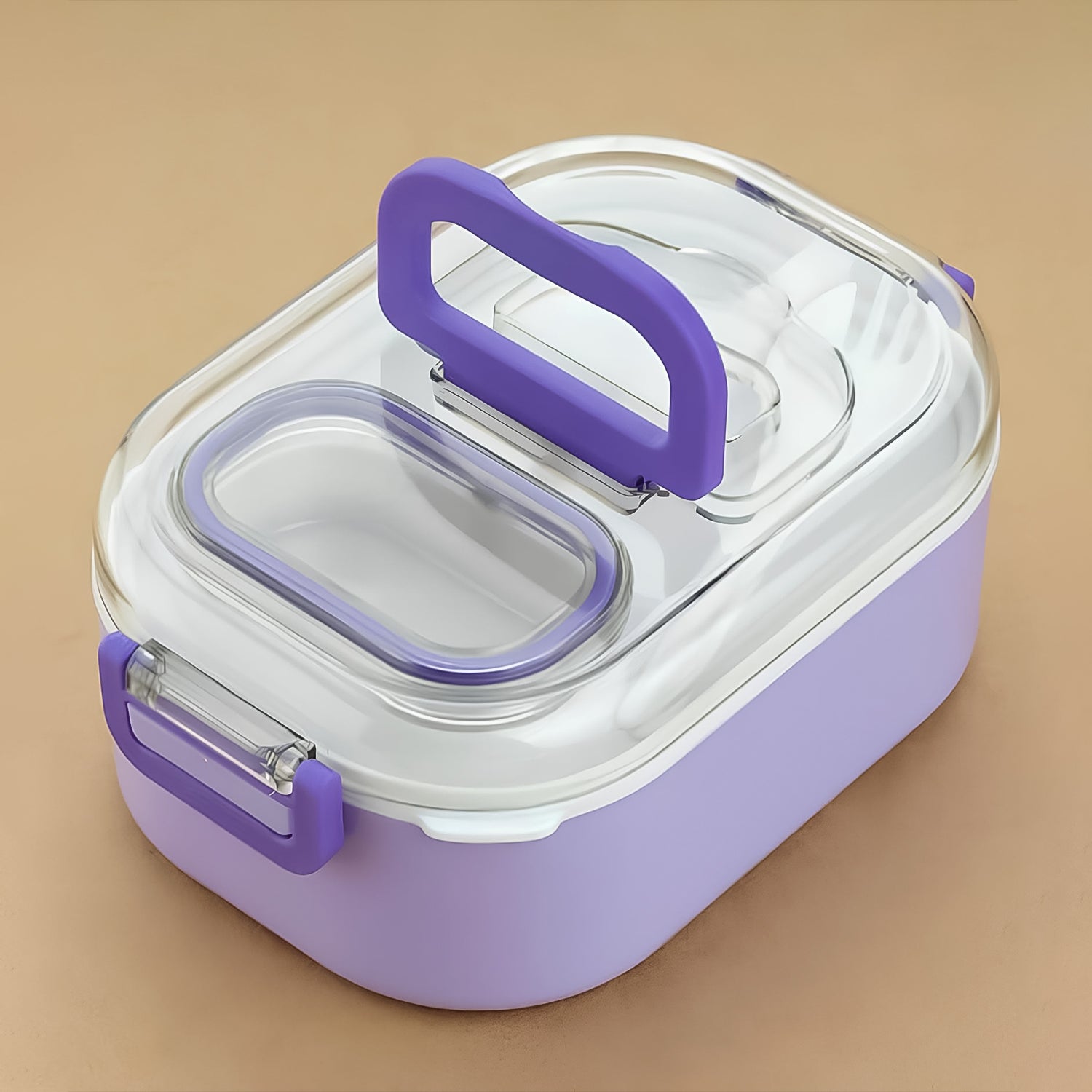Multi-functional 1 Set Leakproof Lunch Box With Cutlery  Tumbler - Shop Gharse