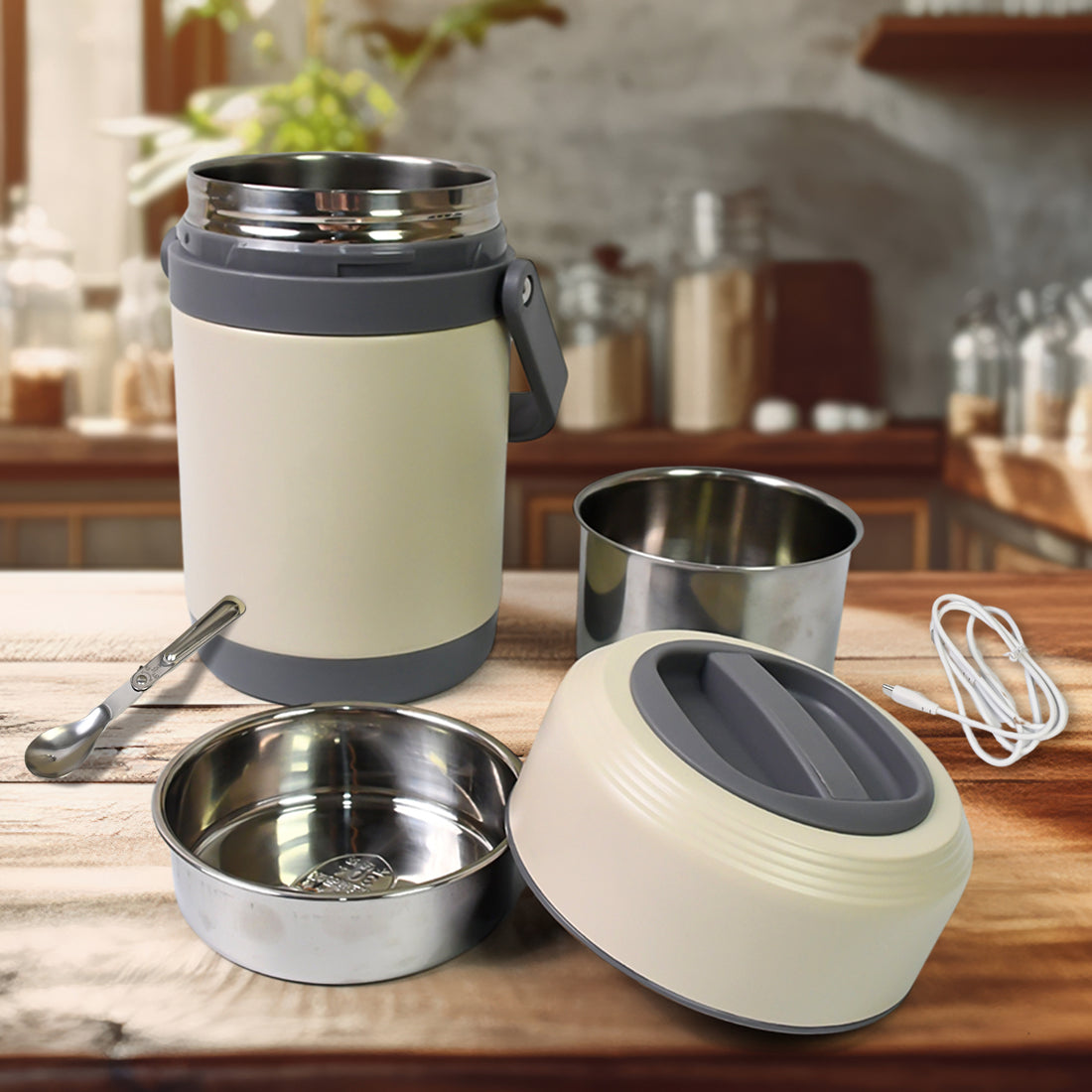 Usb Electric Heated Lunch Boxes (2 Ltr.) - Shop Gharse