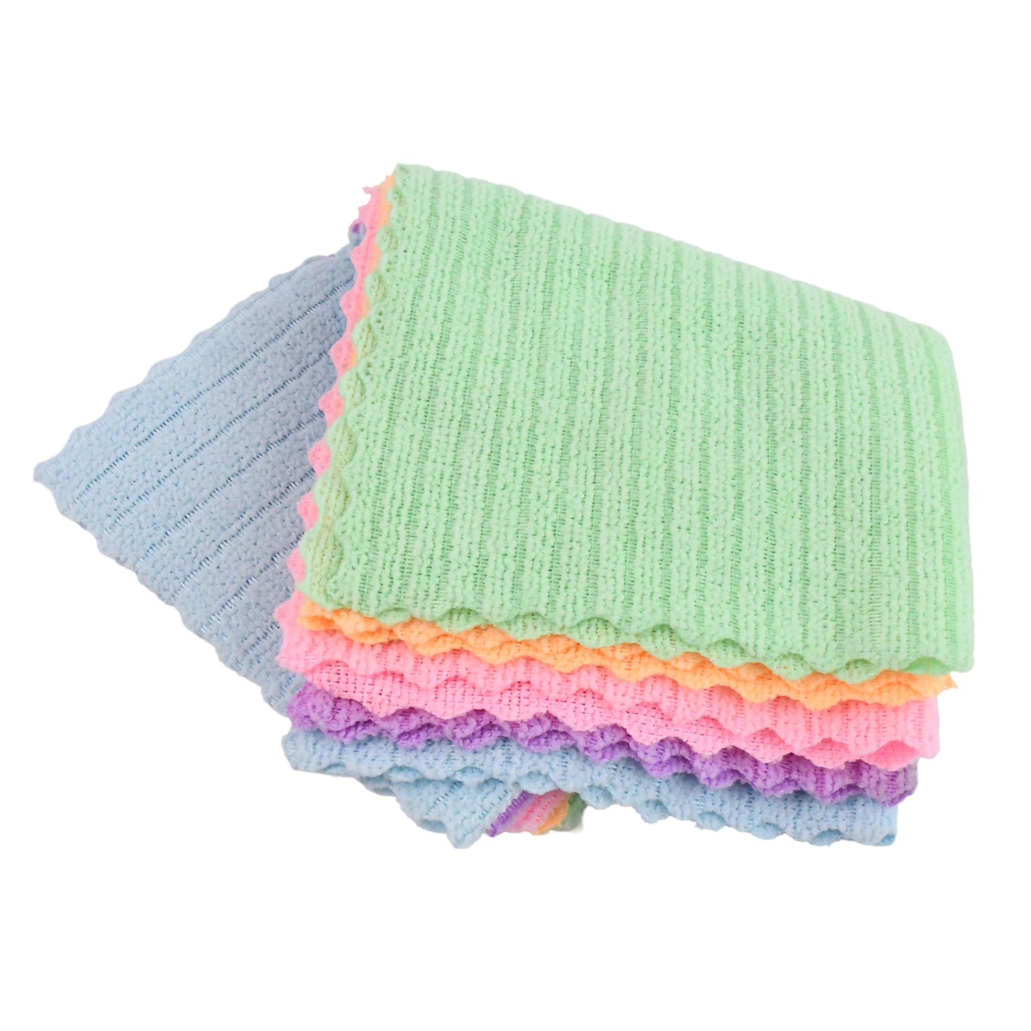 Pack Of 5 Microfiber Cleaning Pochha Super Absorbent Microfiber Cleaning Cloth - Shop Gharse