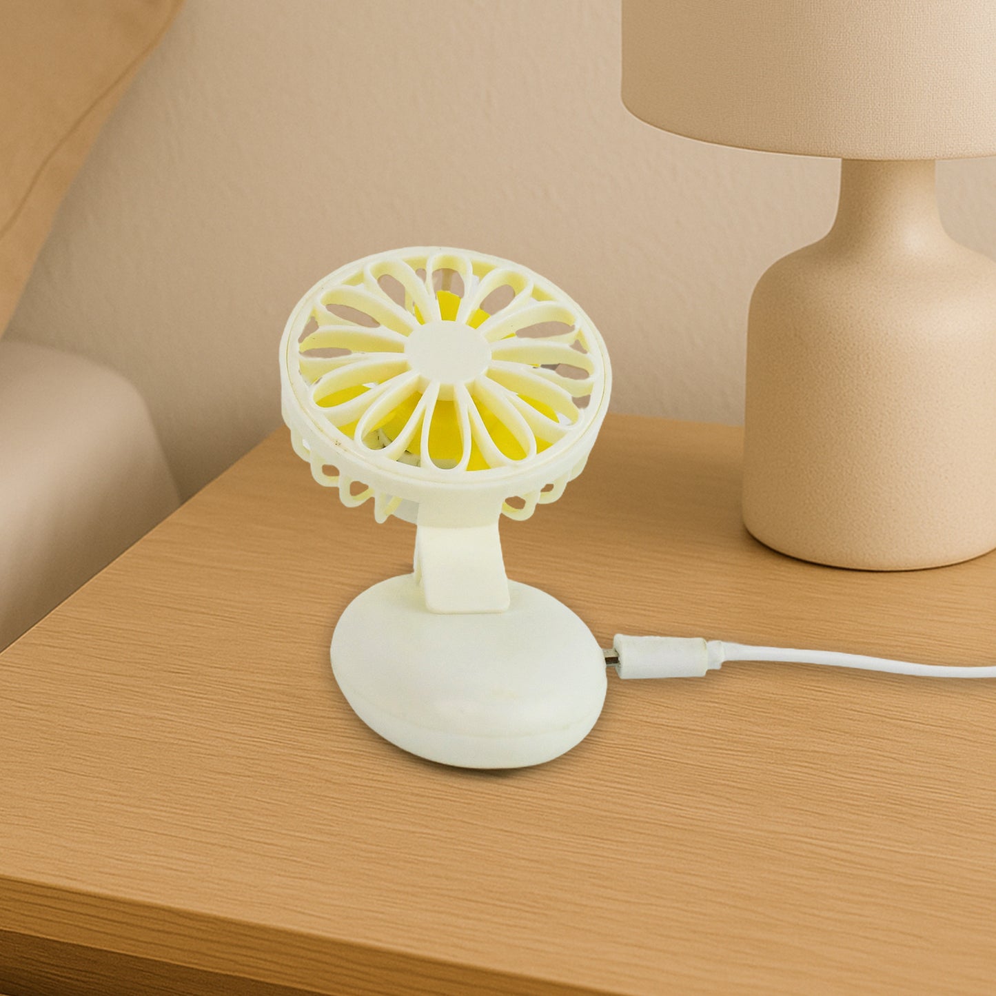 17708 Mini Usb Handheld Fan Portable Rechargeable Mini Fan For Home Office Travel And Outdoor Use (1 Pc) - Shop Gharse