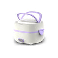 10027 Electric Lunch Box Portable Food Warmer Food Heating Lunch Box Removable Food-grade Stainless Steel Compartments 220v 200w For Car Truck Office - Shop Gharse
