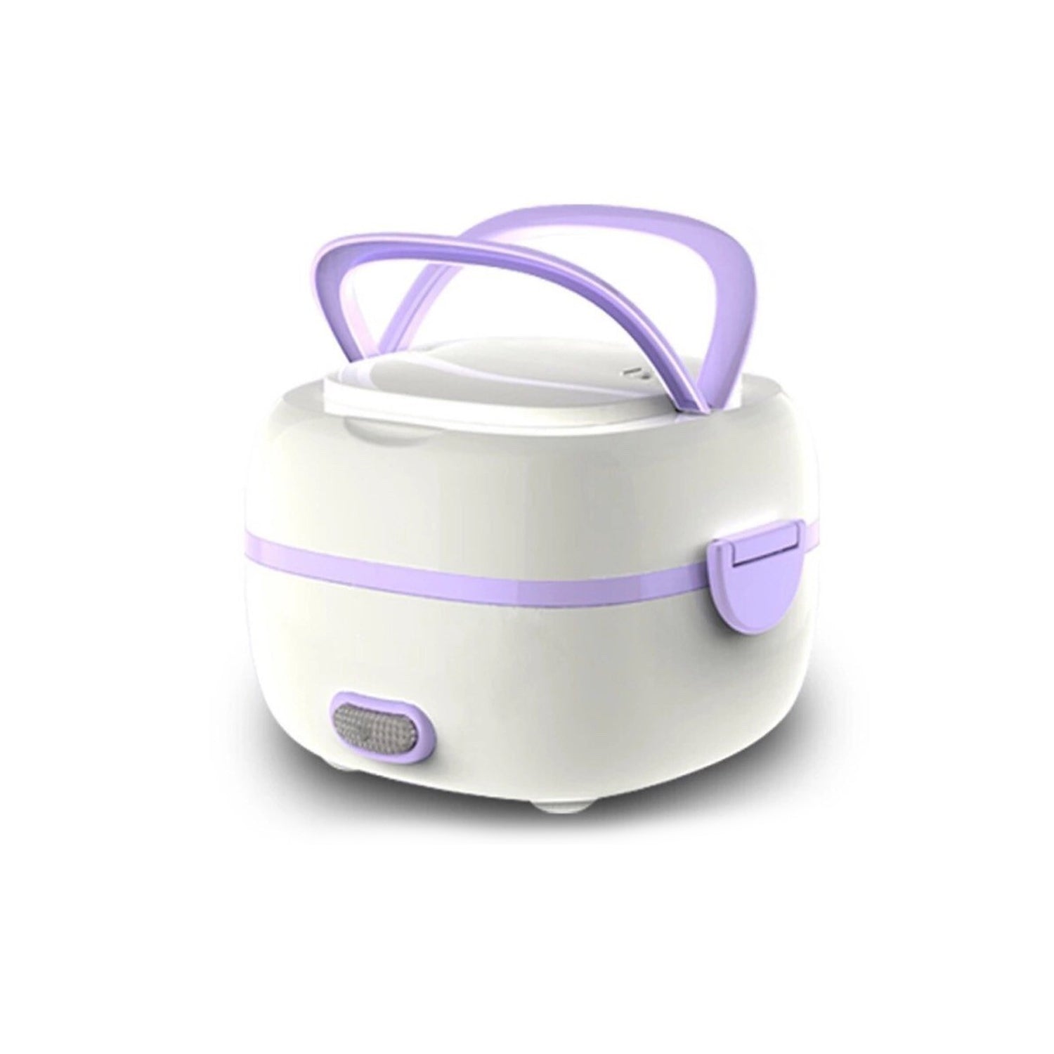 10027 Electric Lunch Box Portable Food Warmer Food Heating Lunch Box Removable Food-grade Stainless Steel Compartments 220v 200w For Car Truck Office - Shop Gharse