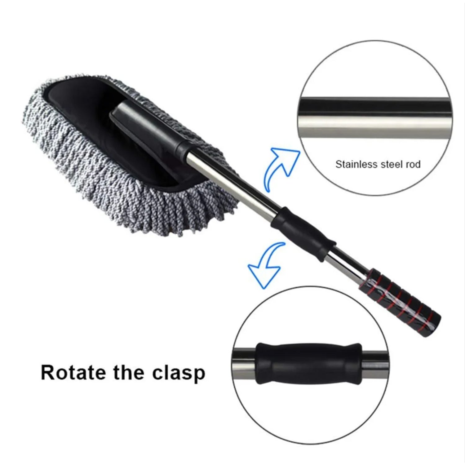 Car Dust Brush  Gentle And Efficient Cleaning Tool For Interior And Exterior (1 Pc) - Shop Gharse