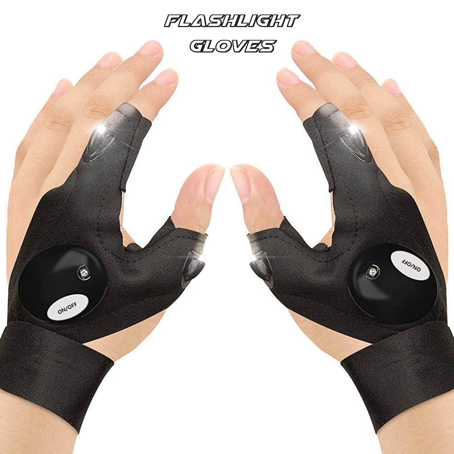 Led Flashlight Gloves Gifts For Men (Hand Gloves Light  1 Pair) - Shop Gharse