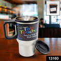 Stainless Steel Vacuum Glass Insulated Glass Coffee Cups Double Walled Travel Mug Car Coffee Mug (With Lid  Handle) - Shop Gharse