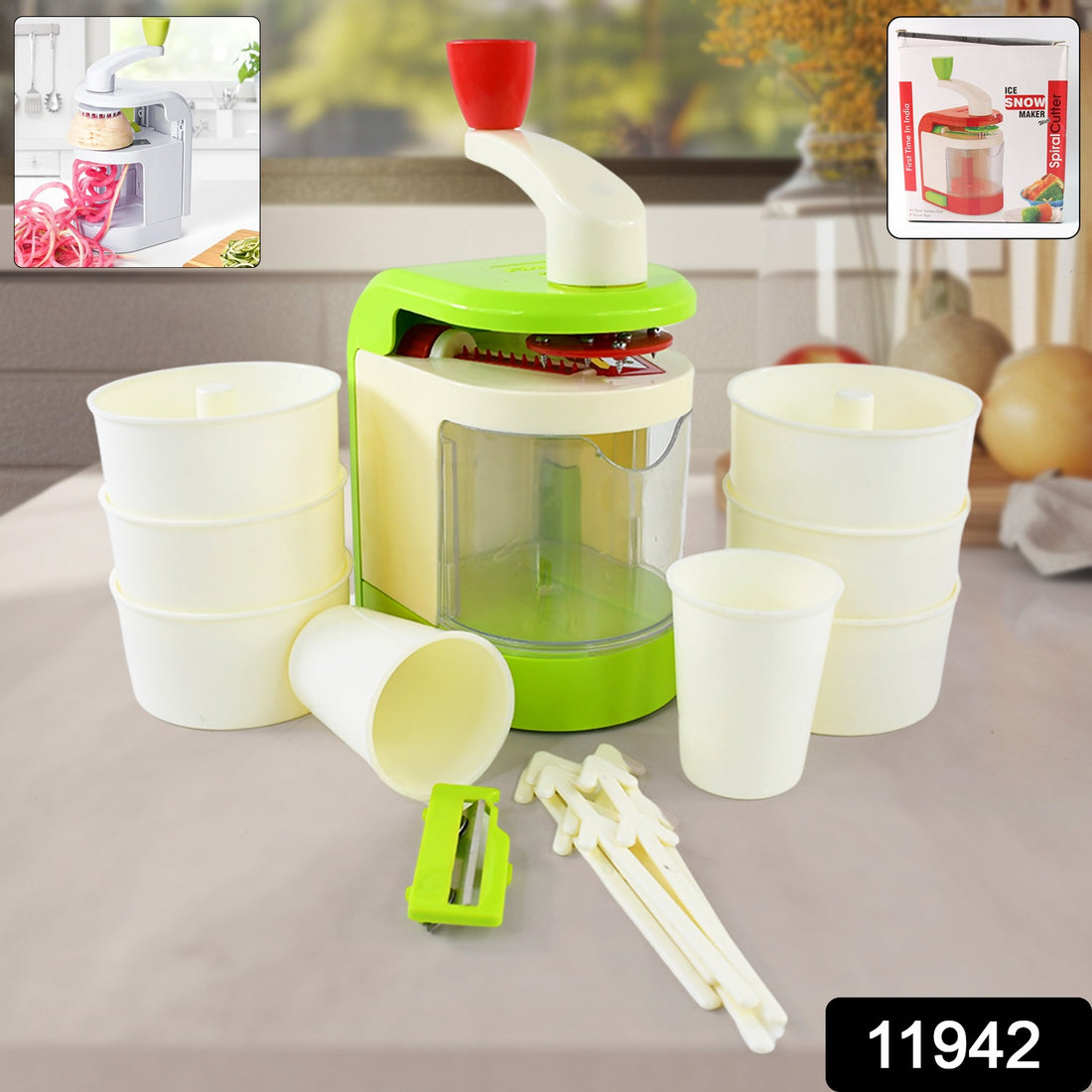 Ritu Multi-function Spiral Potato Twister  Snack Maker Machine (1 Set) - Shop Gharse