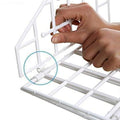 4526 Multipurpose 5 Layer Folding Clothes Storage Rackscloset For Students Wardrobe Shelves Socks Scarf T-shirt Etchanging Organizer Storage Holders  Racks - Shop Gharse