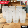 Apex Clear Plastic Tumbler  Glass Set  6-piece Unbreakable - Shop Gharse