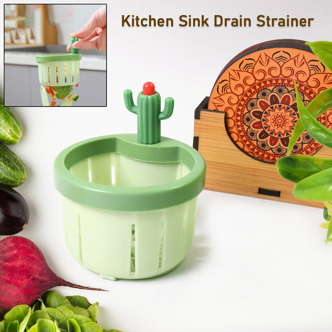 Plastic Kitchen Sink Drain Strainer (1 Pc) - Shop Gharse