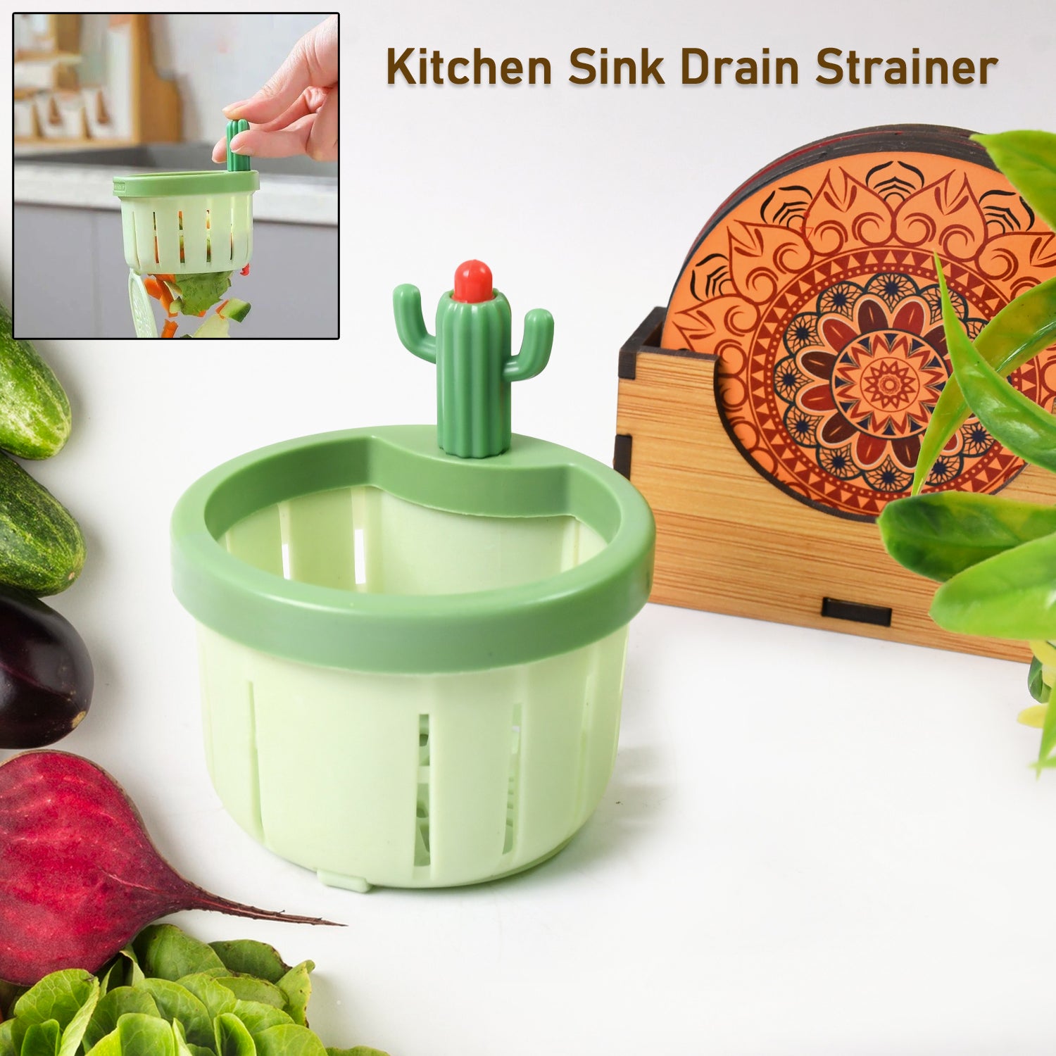 Plastic Kitchen Sink Drain Strainer (1 Pc) - Shop Gharse