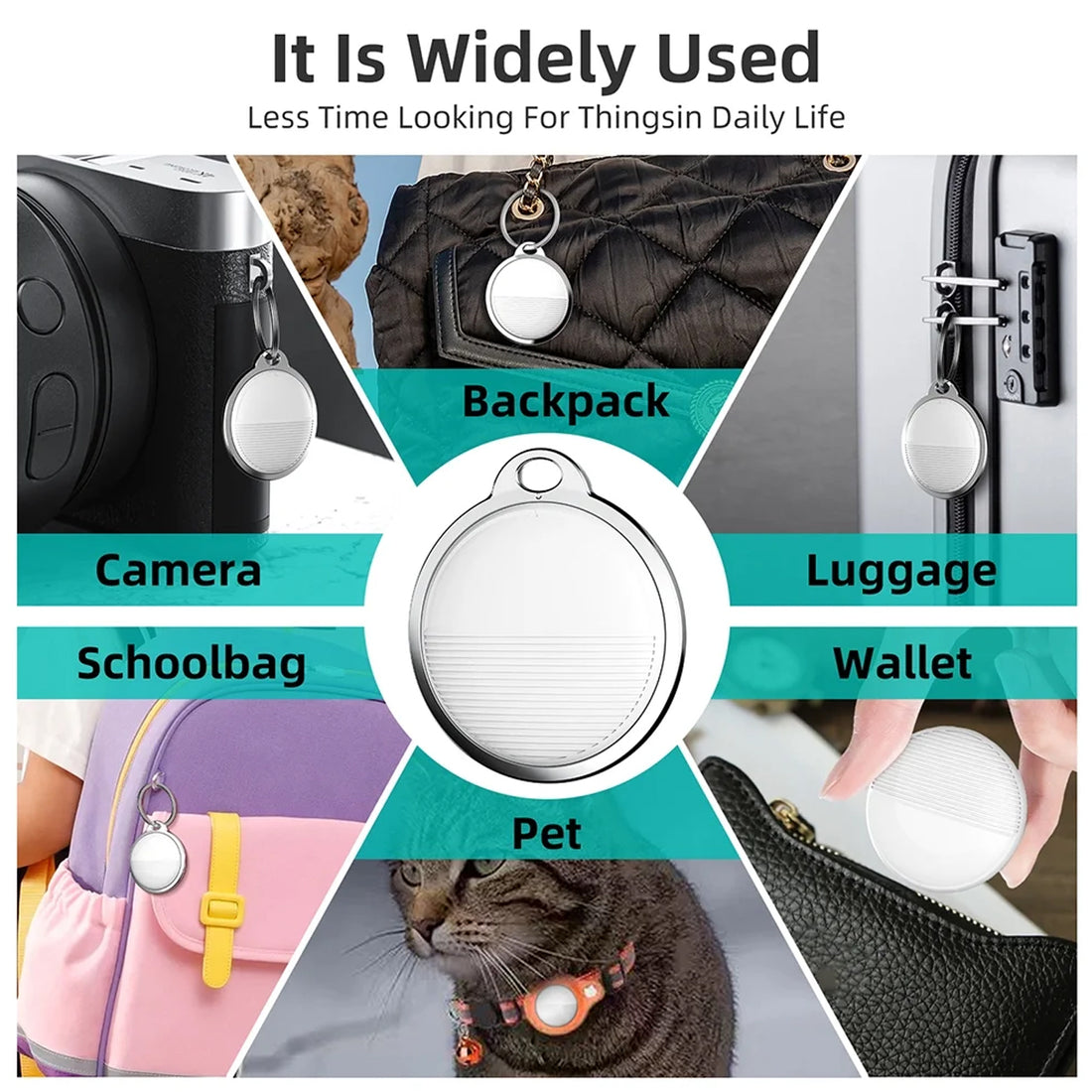 Finder Compatible With Find My App Global Tracking Gps Tracker With Sound Alarm - Shop Gharse