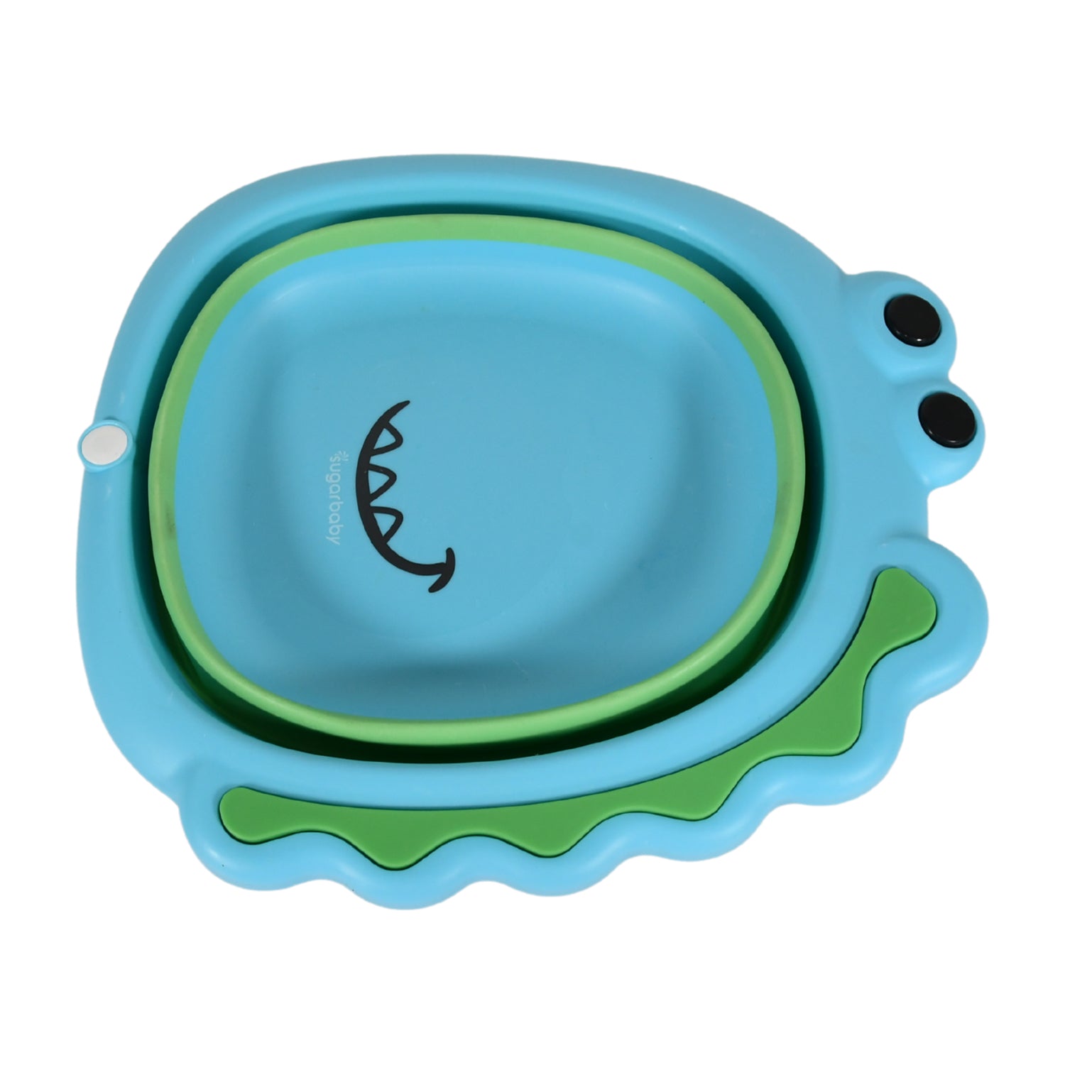 17513 Frog Shape Wash Basin Space Saving Multi Function Foldable Baby Wash Basin Easy Clean Lightweight Thicken For Washing Face For Home (3331cm  1 Pc) - Shop Gharse