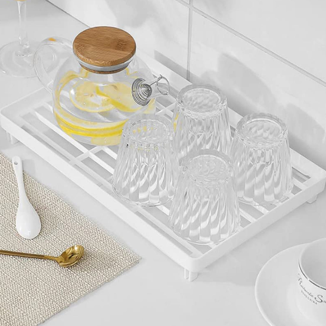 Plastic Bathroom Organizer Kitchen Utility Storage Rack (1 Pc) - Shop Gharse