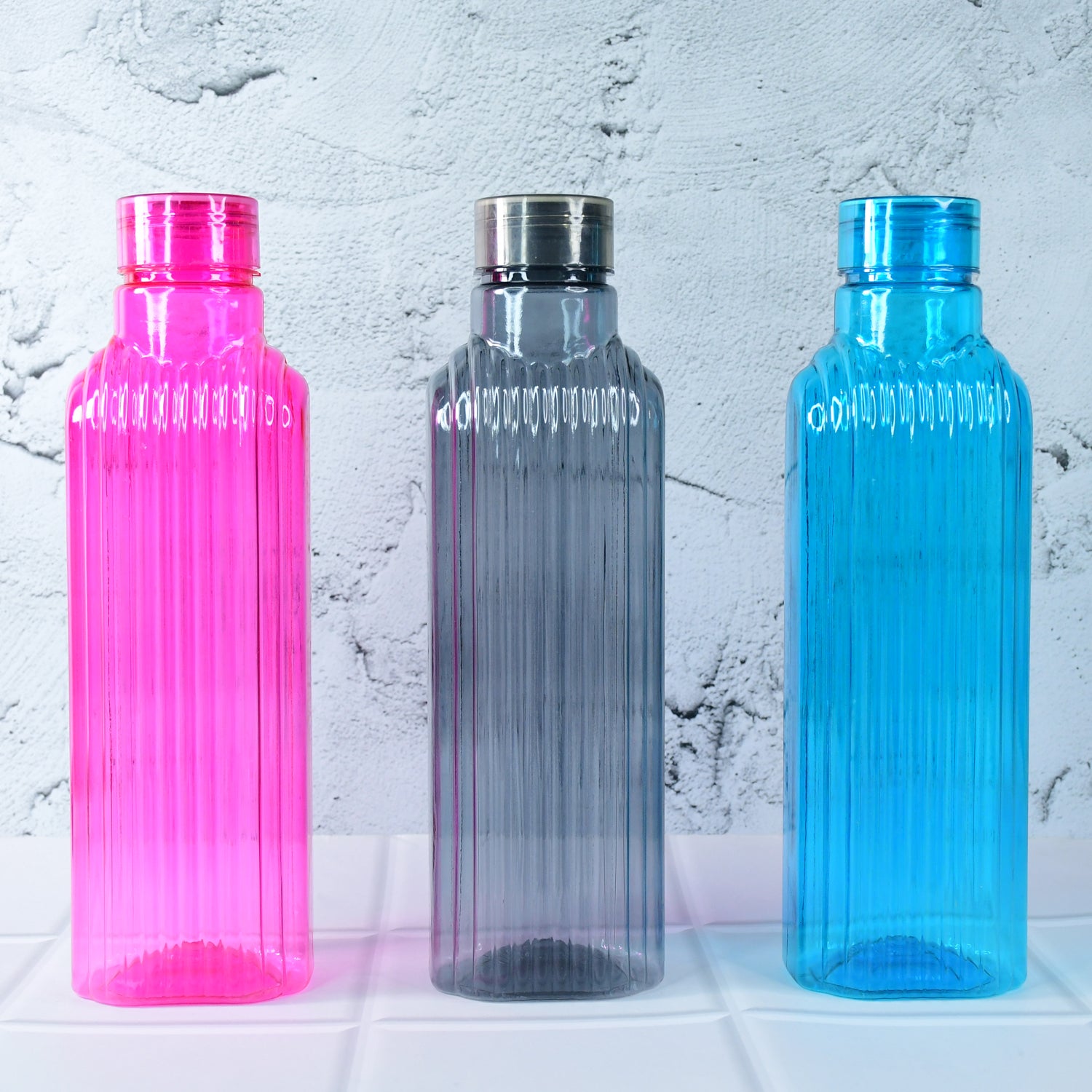 Transparent Fridge Water Bottles (3 Pc) - Shop Gharse