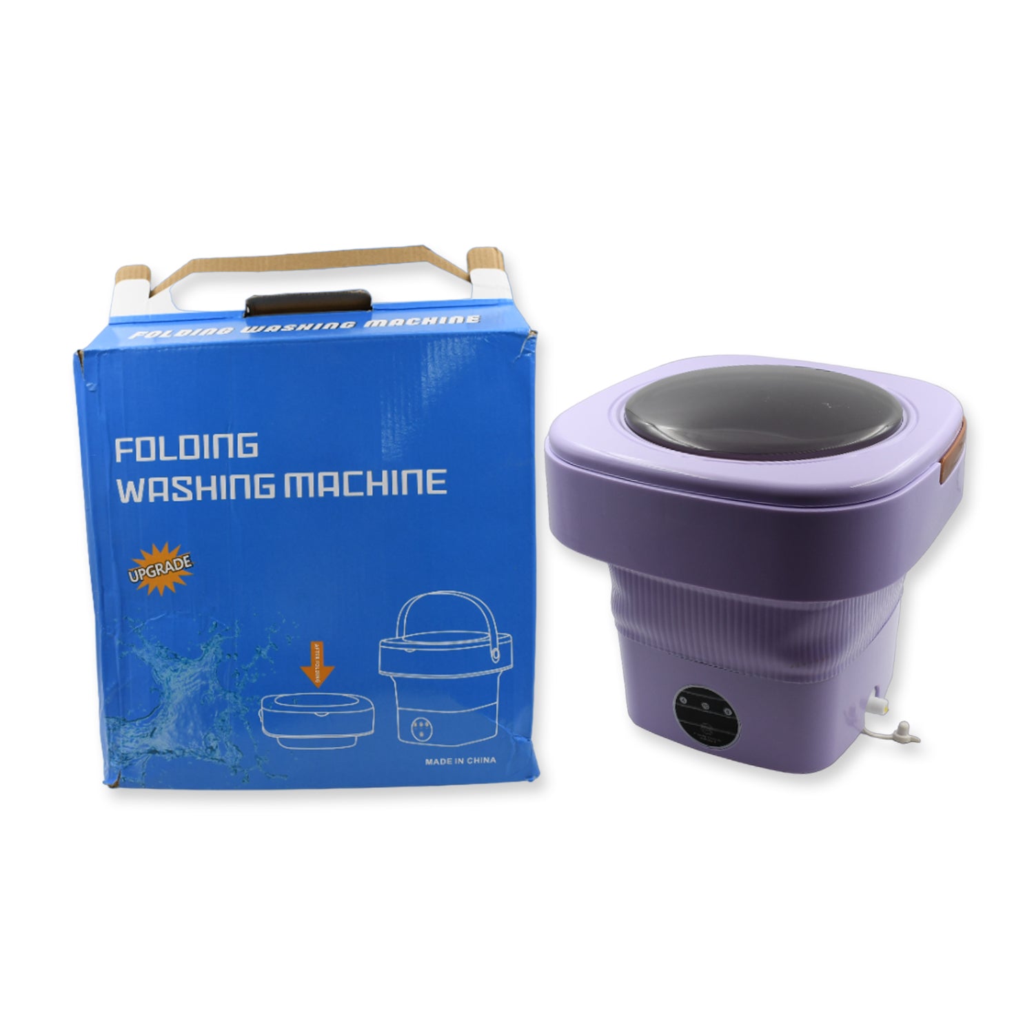 7272 Mini Washing Machine Foldable Mini Washer With Drain Basket Portable Washing Machine Foldable For Laundry Travel Camping Rv Baby Clothes - Shop Gharse