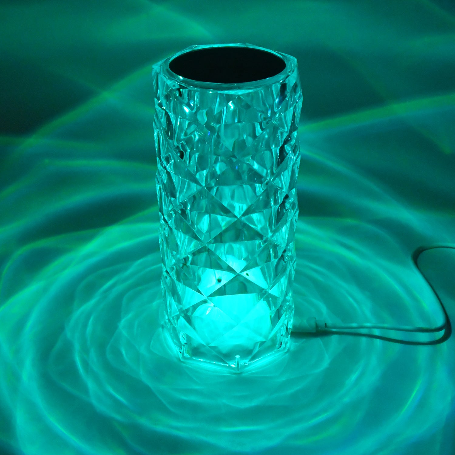 Crystal Led Touch Table Lamp With Remote Control - Shop Gharse