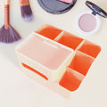 17671 Tissue Paper Storage Holder Stationery Storage Remote Control Decorative Pen Pencil Napkin Mobile Phone Multi-function Desk Storage Organizer For Home And Office (6 Compartment) - Shop Gharse