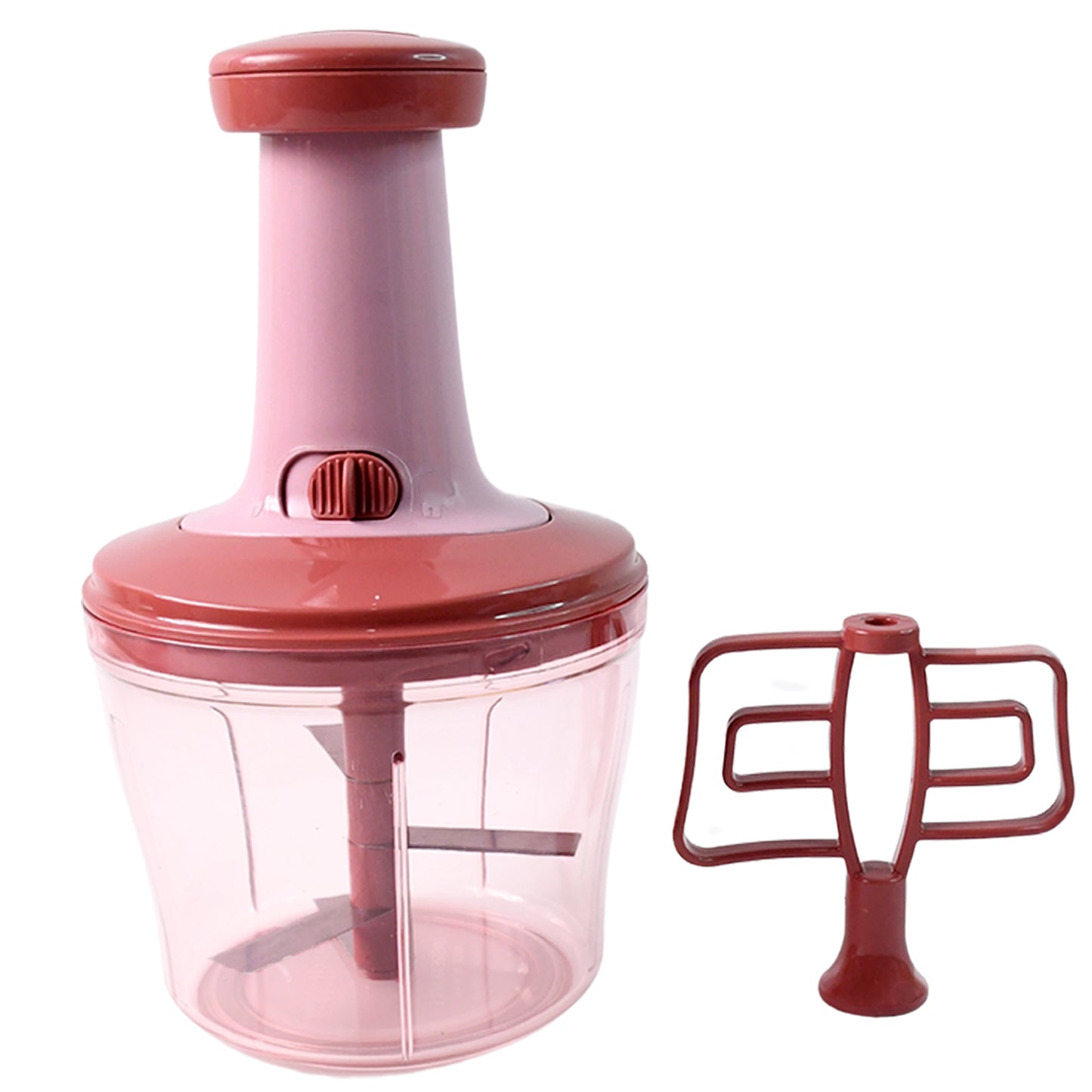 Apex  Quba Push Chopper With Stainless Steel Blades (1000ml) - Shop Gharse