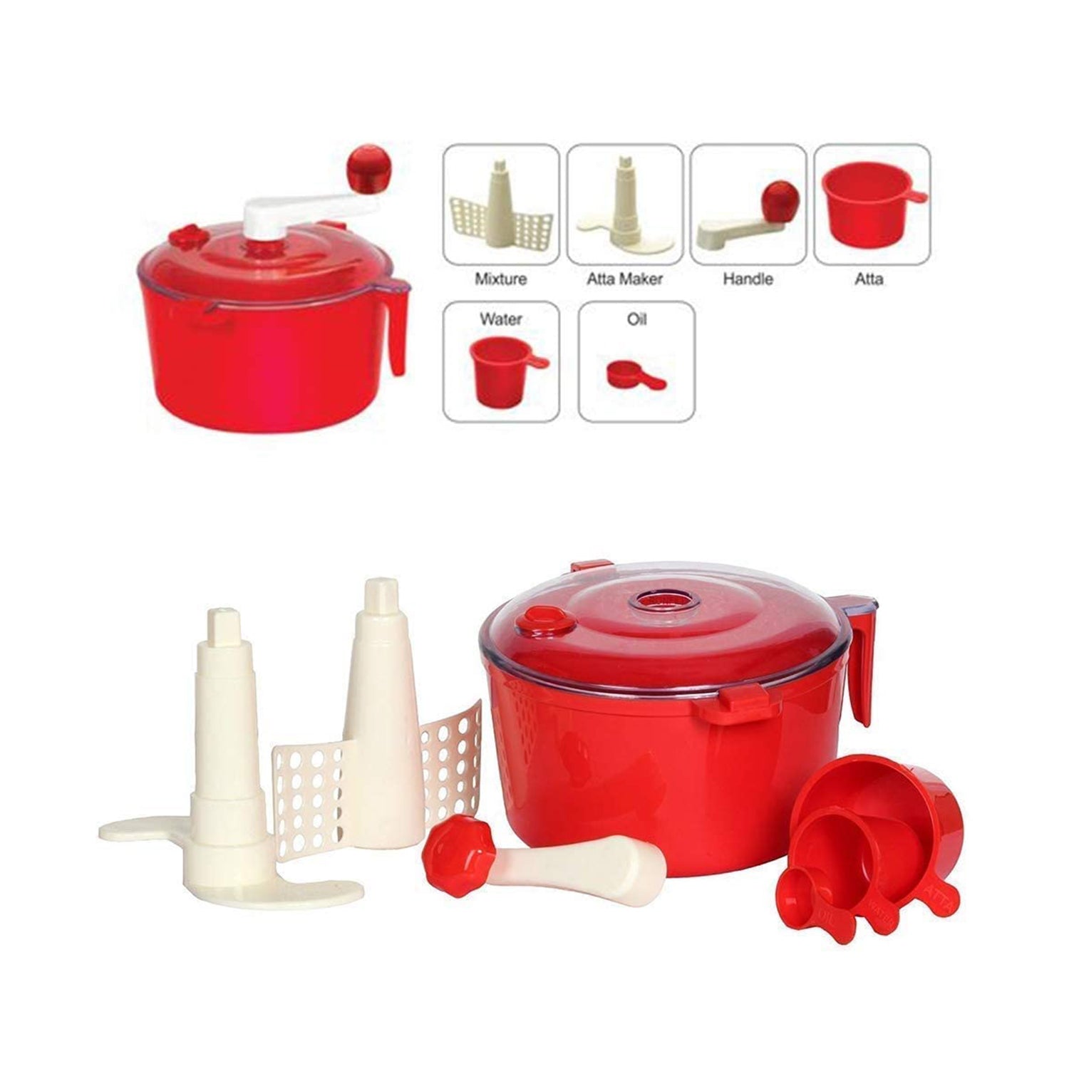 0155a Dough Maker Machine With Measuring Cup (Atta Maker) - Shop Gharse