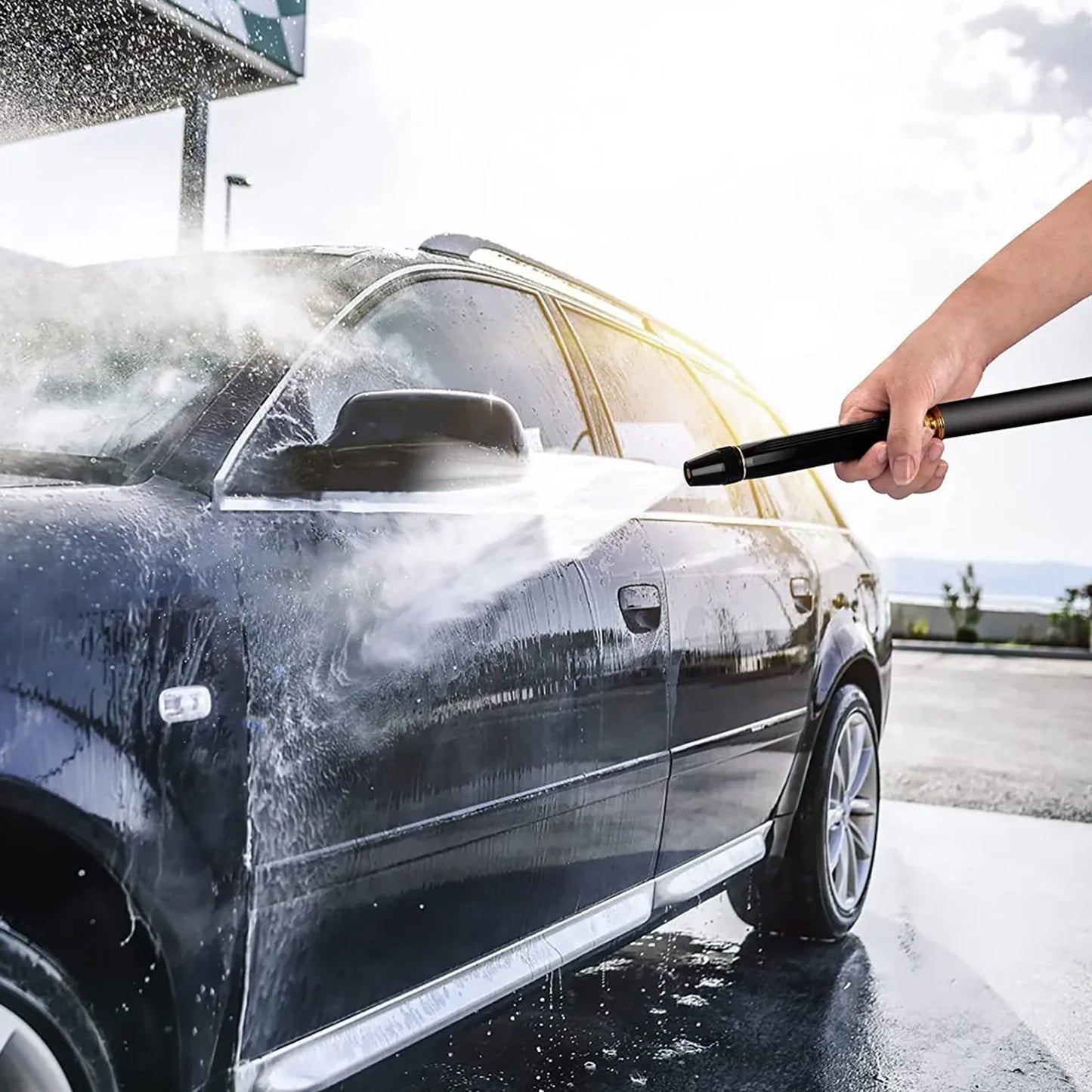 Plastic Car Washer High Pressure Gun Water Spray Trigger Nozzle Water Spray Gun (1 Pc) - Shop Gharse