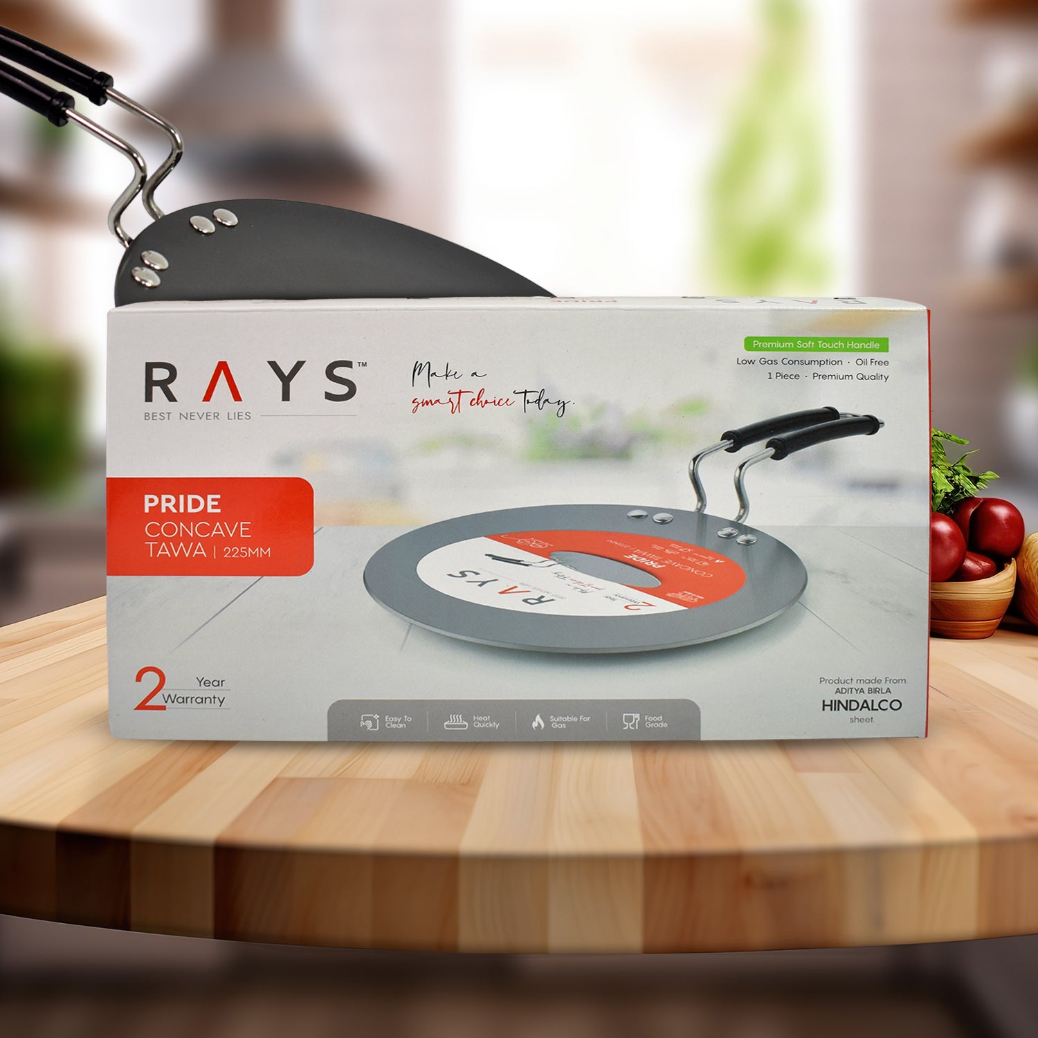 Multi Purpose Aluminium Rays Roti Tawa (9 Inch) - Shop Gharse