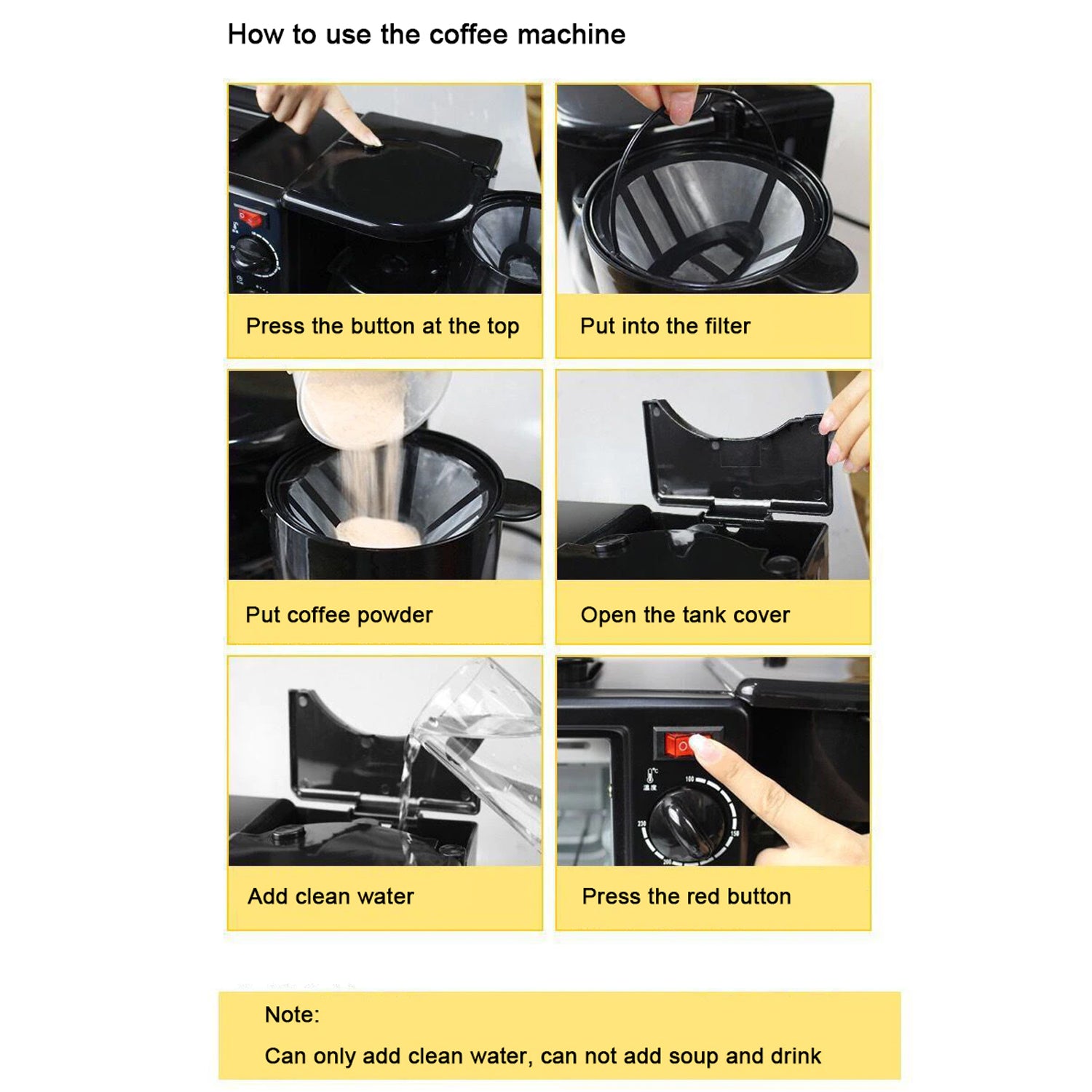 2788 3 In 1 Breakfast Maker Portable Toaster Oven Grill Pan  Coffee Maker Full Breakfast Ready At One Go - Shop Gharse
