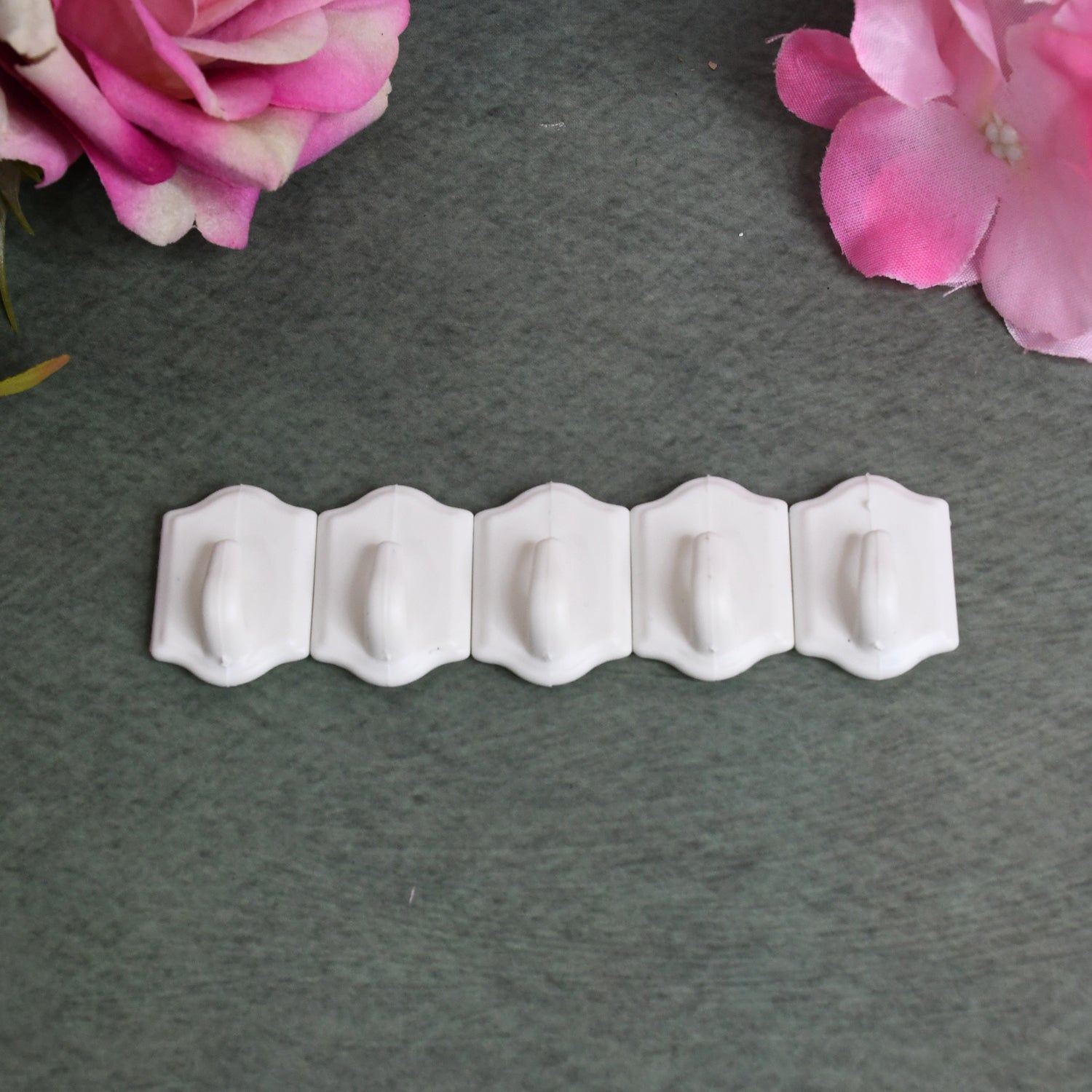 Small Adhesive Hooks For Wall Hanging Adhesive Hooks (10 Pcs Set) - Shop Gharse
