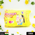 0968 Small  Champs Dry Pants Style Diaper- Small Best For Travel  Absorption Champs Baby Diapers Champs Soft And Dry Baby Diaper Pants (S5 Pcs ) - Shop Gharse