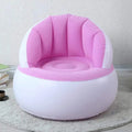 Kids Inflatable Sofa Chair With Backrest  Foot Air Pump With Hose (1 Set  85x74 Cm Approx) - Shop Gharse