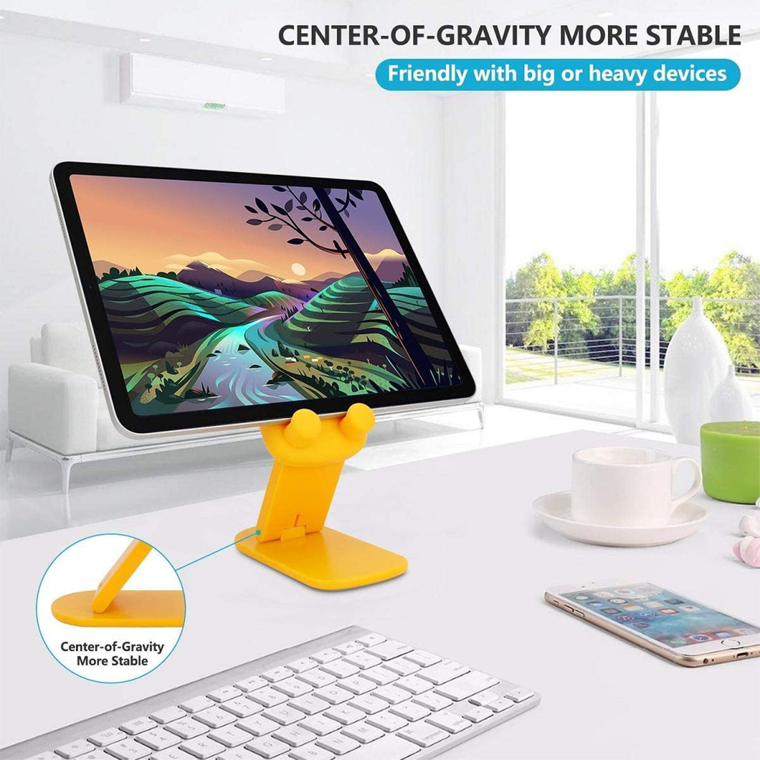 0216 Cute Cartoon Design Multi-angle Adjustable Foldable Mobile Stand - Shop Gharse