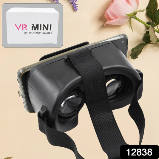 12838 3d Vr Glasses Virtual Reality Goggles Headset For All Smartphonevr Goggles-for 3d Vr Movies Video Games (1 Pc) - Shop Gharse