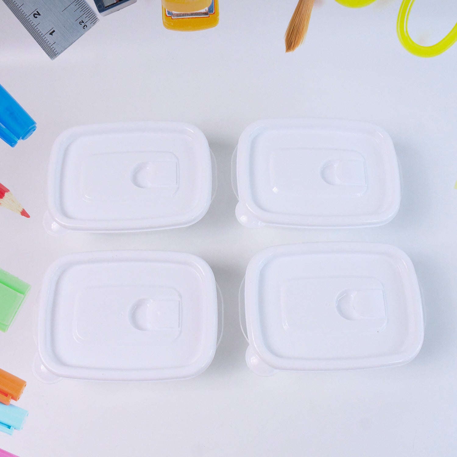 Food Storage Containers-microwave (4 Pc400ml) - Shop Gharse