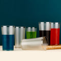 Matt Finish Glass Tumbler Set (Approx 300ml  6 Pc) - Shop Gharse