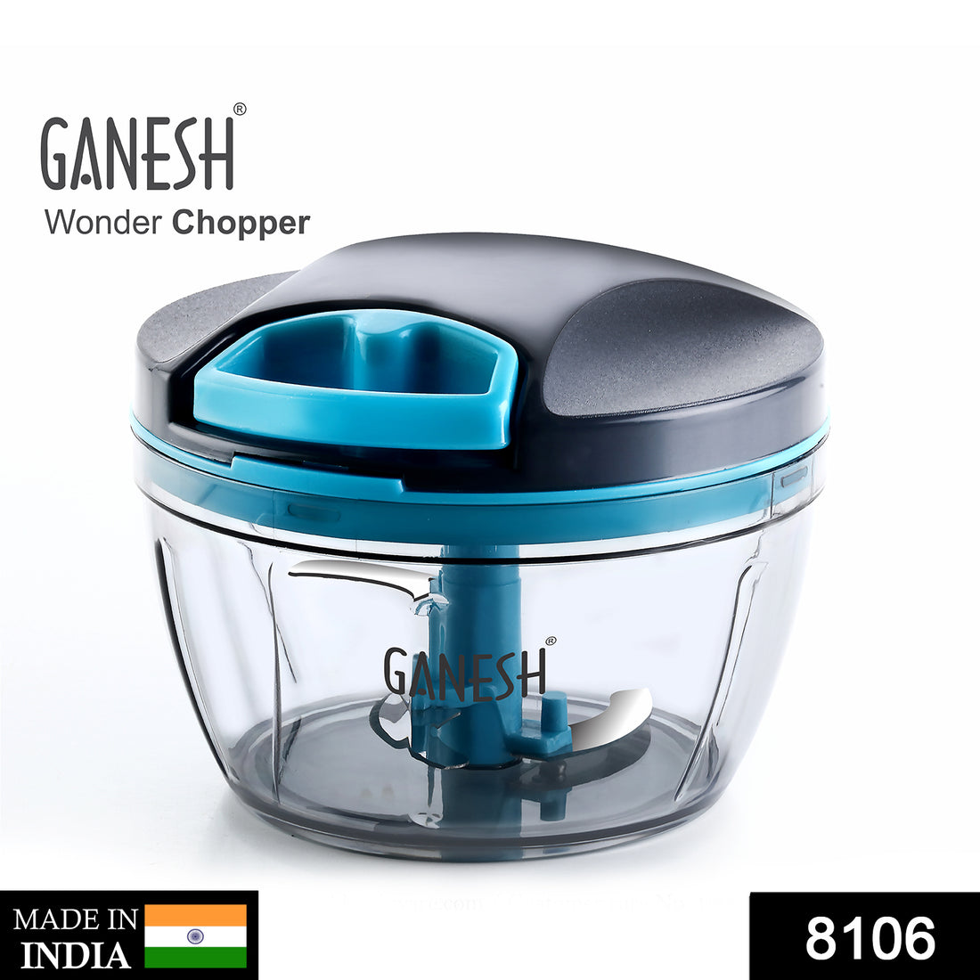 8106 Ganesh Wonder Chopper Grey (470ml) - Shop Gharse
