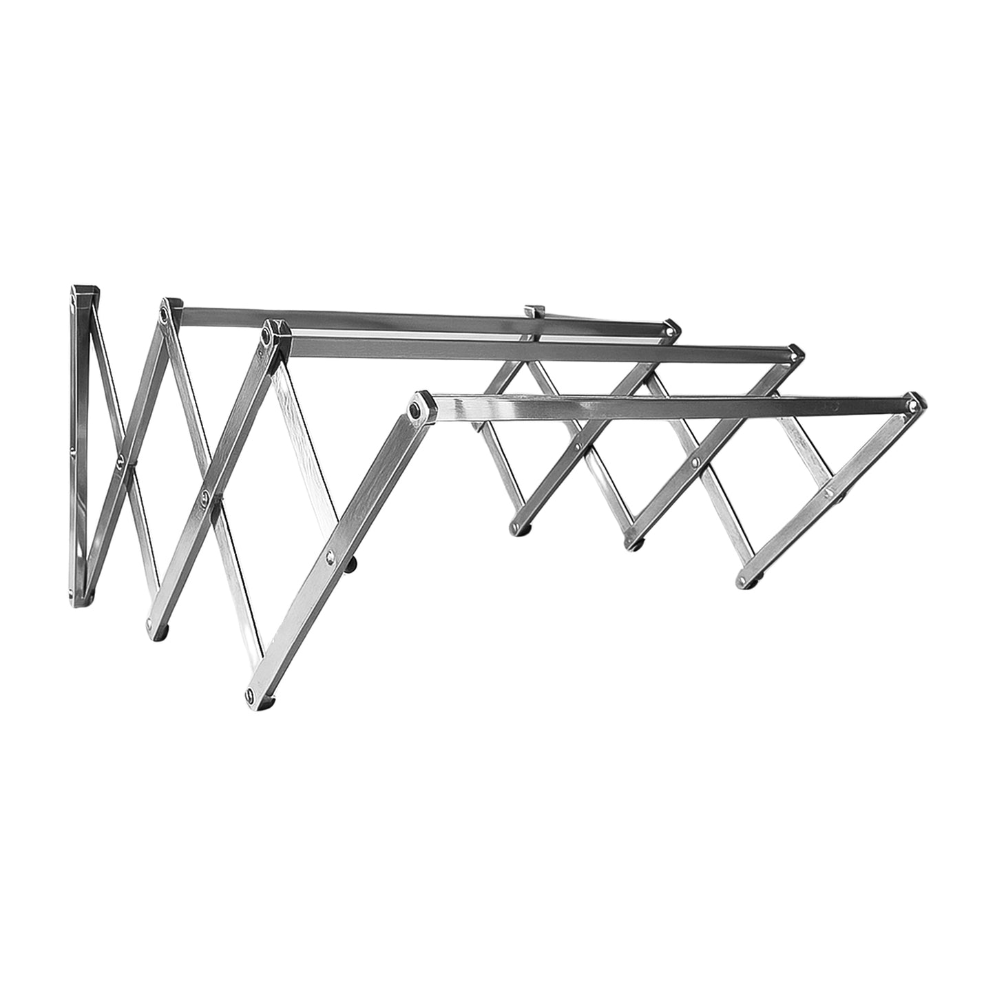 Stainless Steel Wall-mounted Folding Clothes Drying Rack - Shop Gharse
