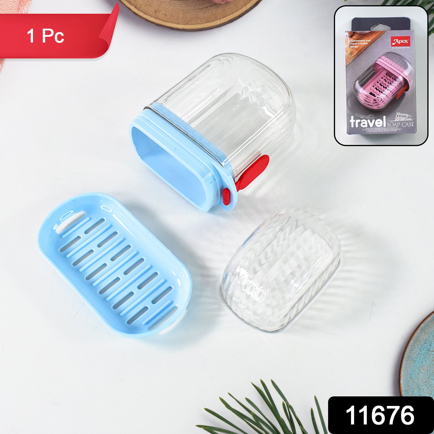 Apex Unbreakable Travel Soap Case With Secure Lock (1 Pc) - Shop Gharse