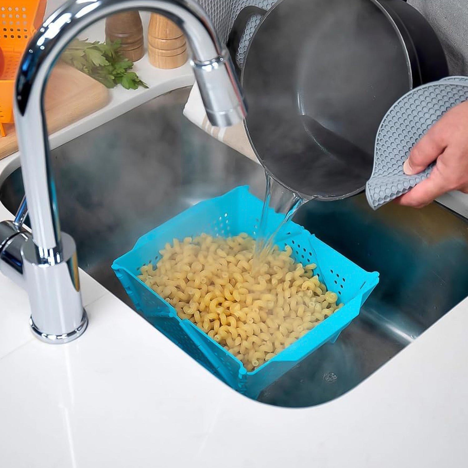 Storage Basket Box With Holes Ventilated Design (2320 Cm  1 Pc) - Shop Gharse