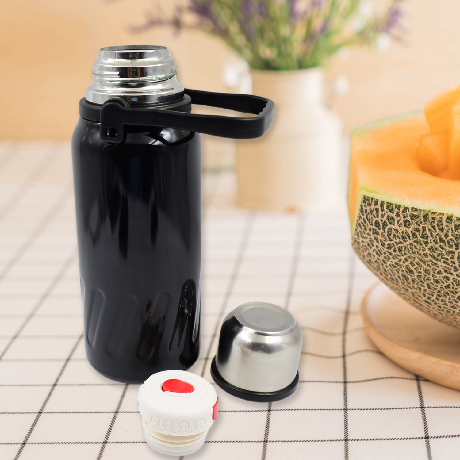 Stainless Steel Water Bottle Vacuum Insulated Cup  Bottle (1200 Ml) - Shop Gharse