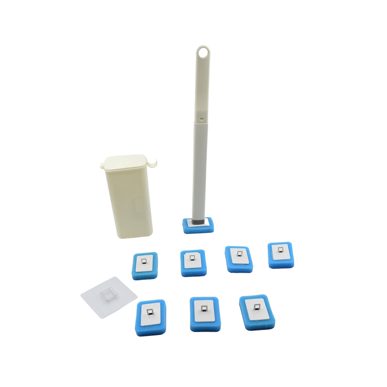 4711 Toilet Brush Wand Toilet Brush Kit With 8 Count Disposable Toilet Refills Heads - Shop Gharse