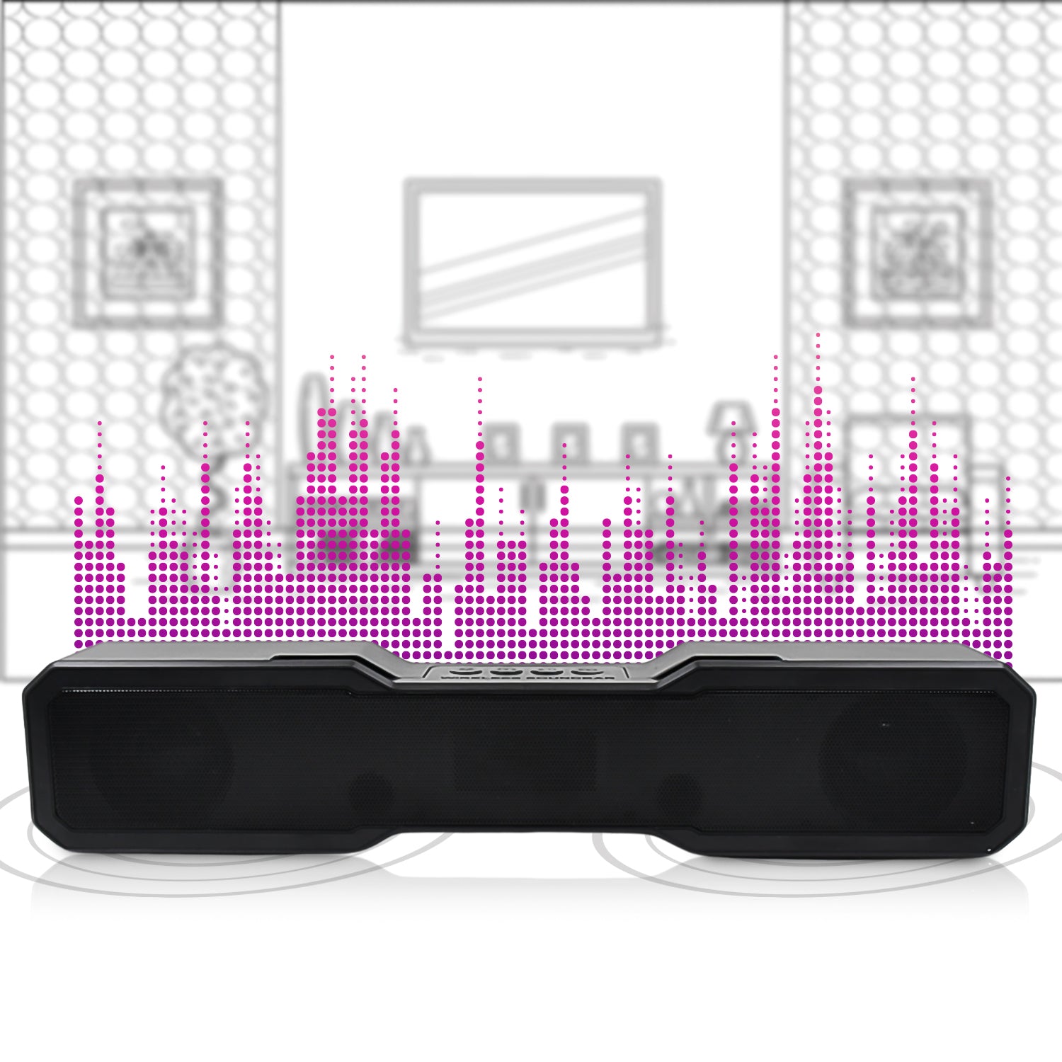 3d Sound Wireless Bluetooth Speaker (1 Pc) - Shop Gharse