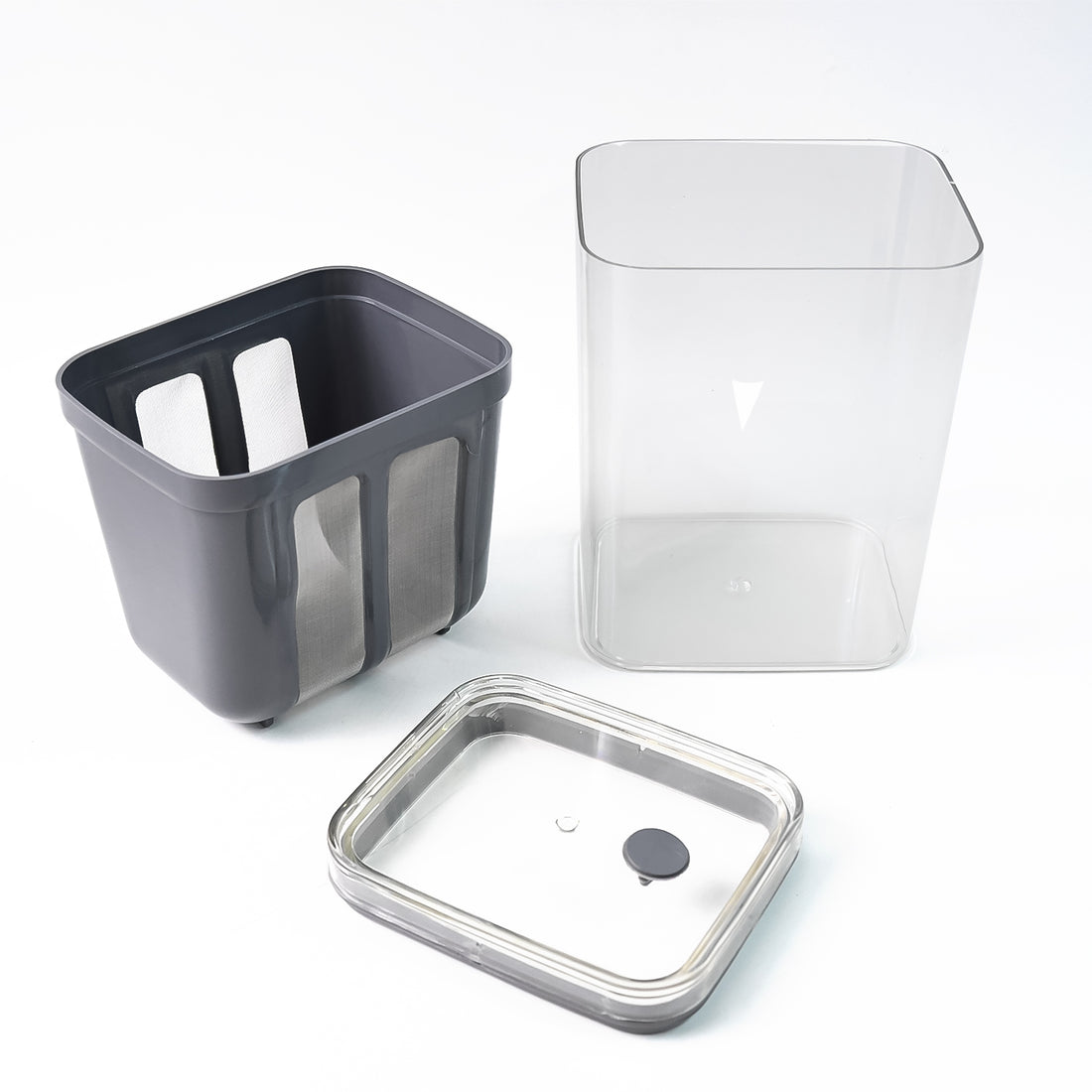2 In 1 Multifunctional Yogurt Strainer With Storage Container  1100 Ml (1 Set) - Shop Gharse