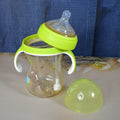 Plastic Baby Feeding Bottle With Handles Straw (300 Ml  1 Pc) - Shop Gharse
