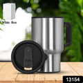 Stainless Steel Vacuum Glass Insulated Glass Coffee Cups (With Lid  Handle  1 Pc) - Shop Gharse