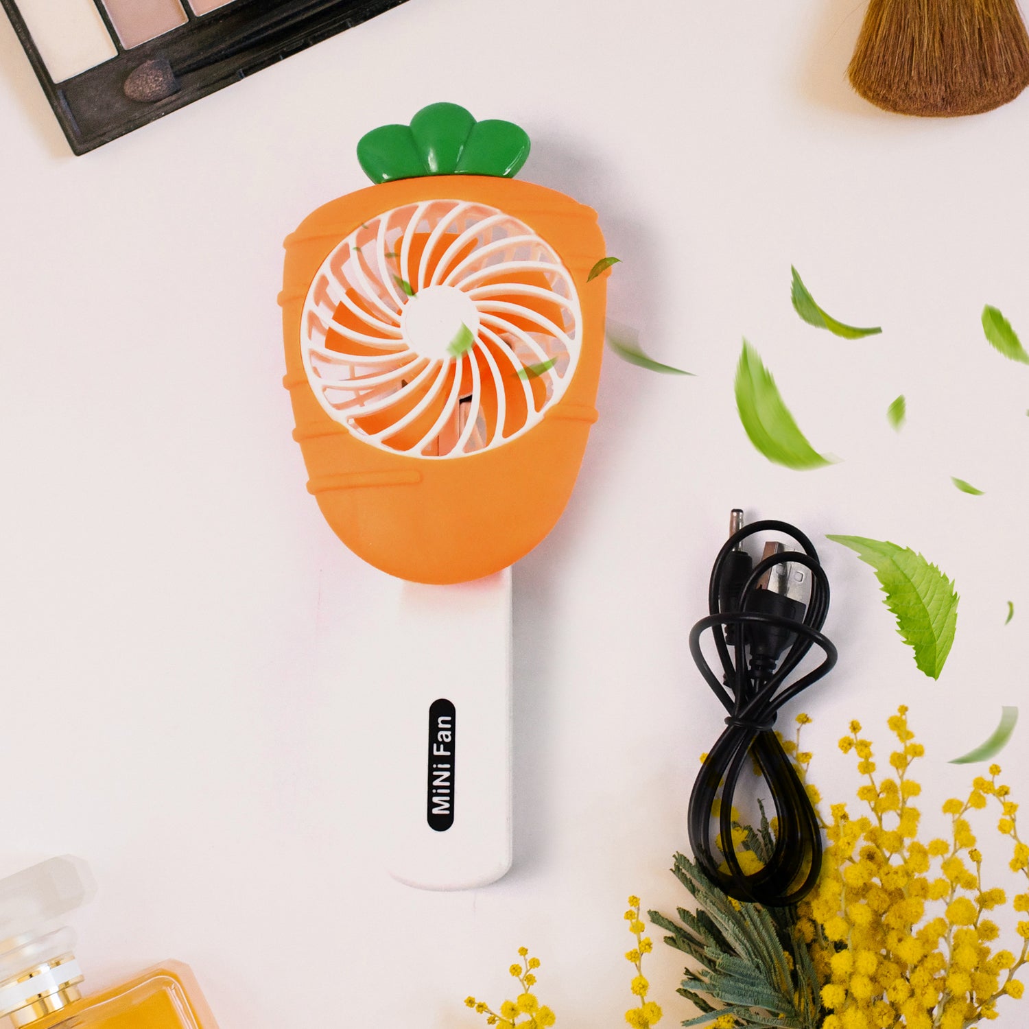 Rechargeable Handheld Mini Fan (Battery Not Included  Mix Color) - Shop Gharse