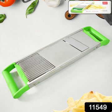 Apex Stainless Steel Vegetable Slicer (2-in-1) - Shop Gharse